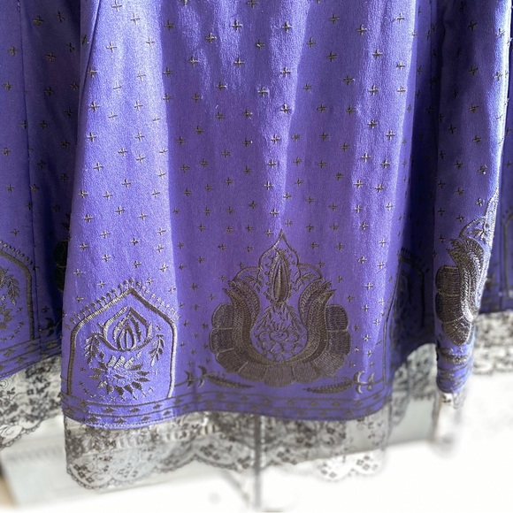 Free People Limited Edition Very Merry Dress Marine Blue, Size 0 - Picture 8 of 10